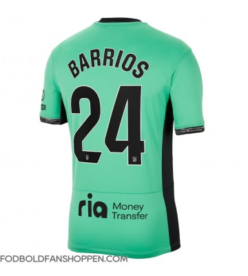 Atletico Madrid Pablo Barrios #24 Tredjetrøje 2023-24 Kortærmet